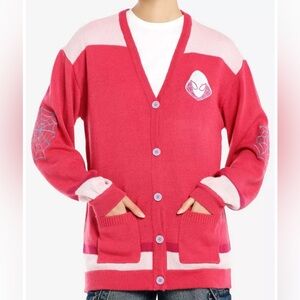 Marvel Spider-Man: Across The Spider-Verse Spider-Gwen Cardigan Hot Topic‎